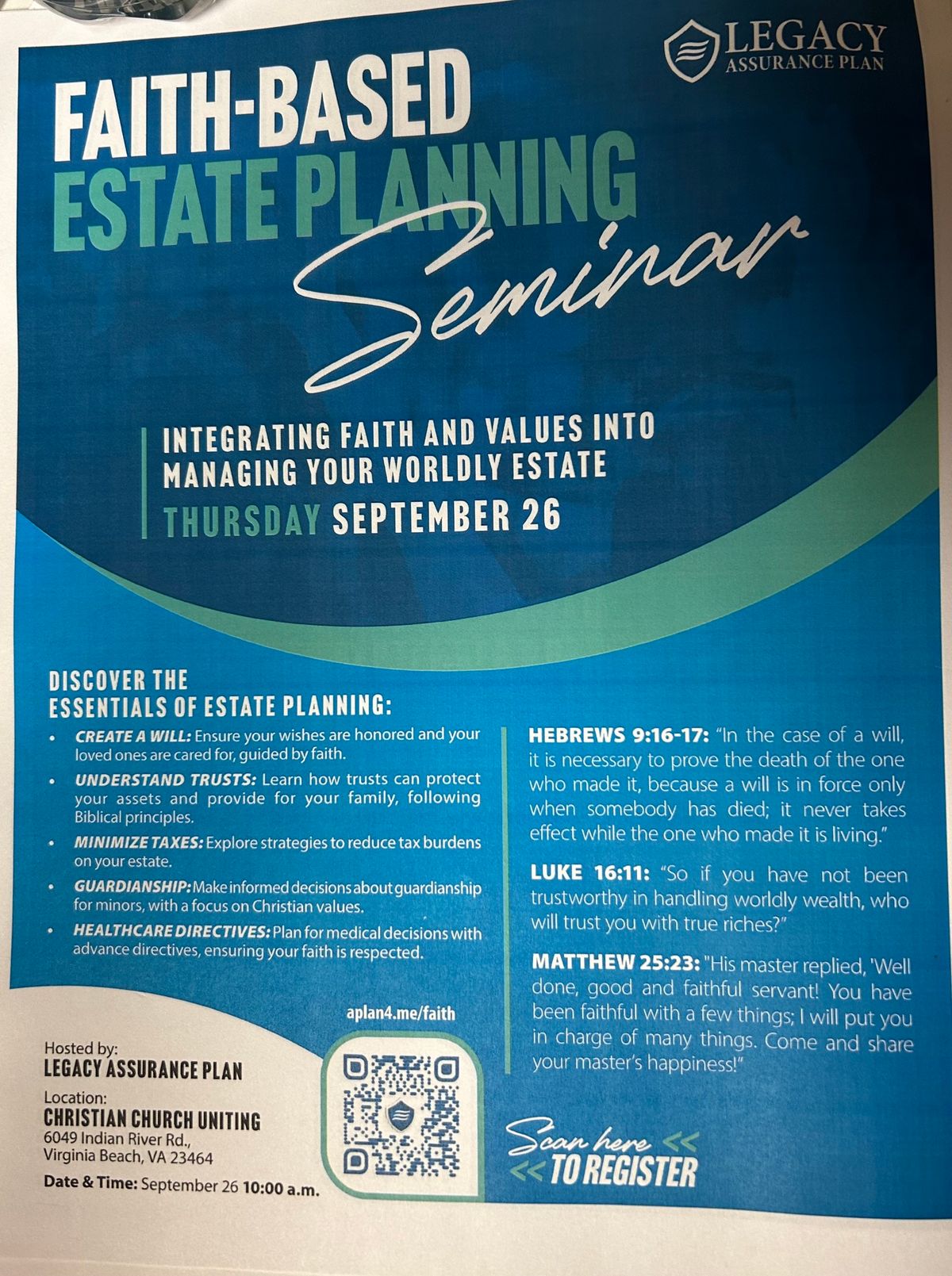 Estate Planning Seminar