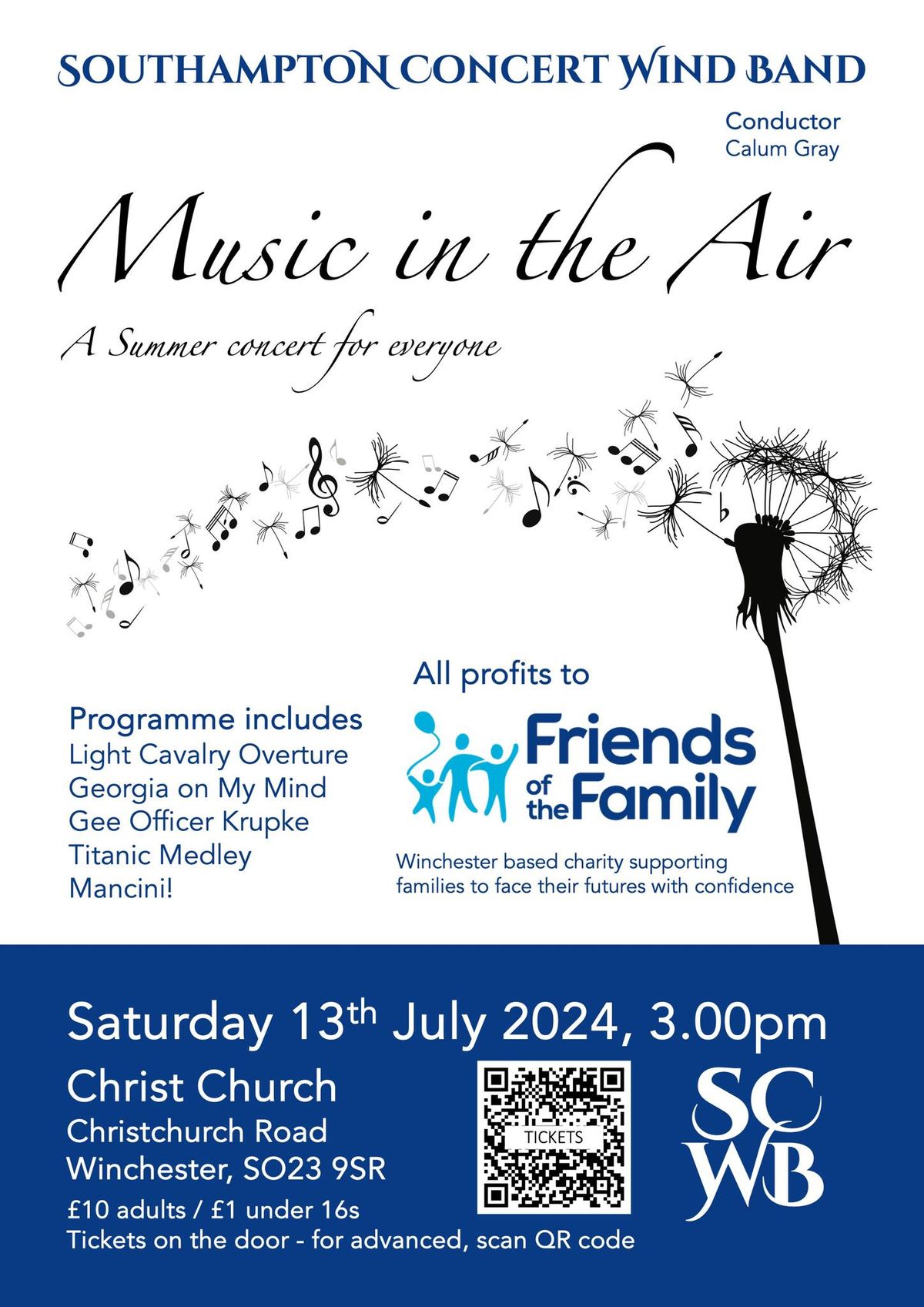 SOUTHAMPTON CONCERT WIND BAND "MUSIC in the AIR" concert