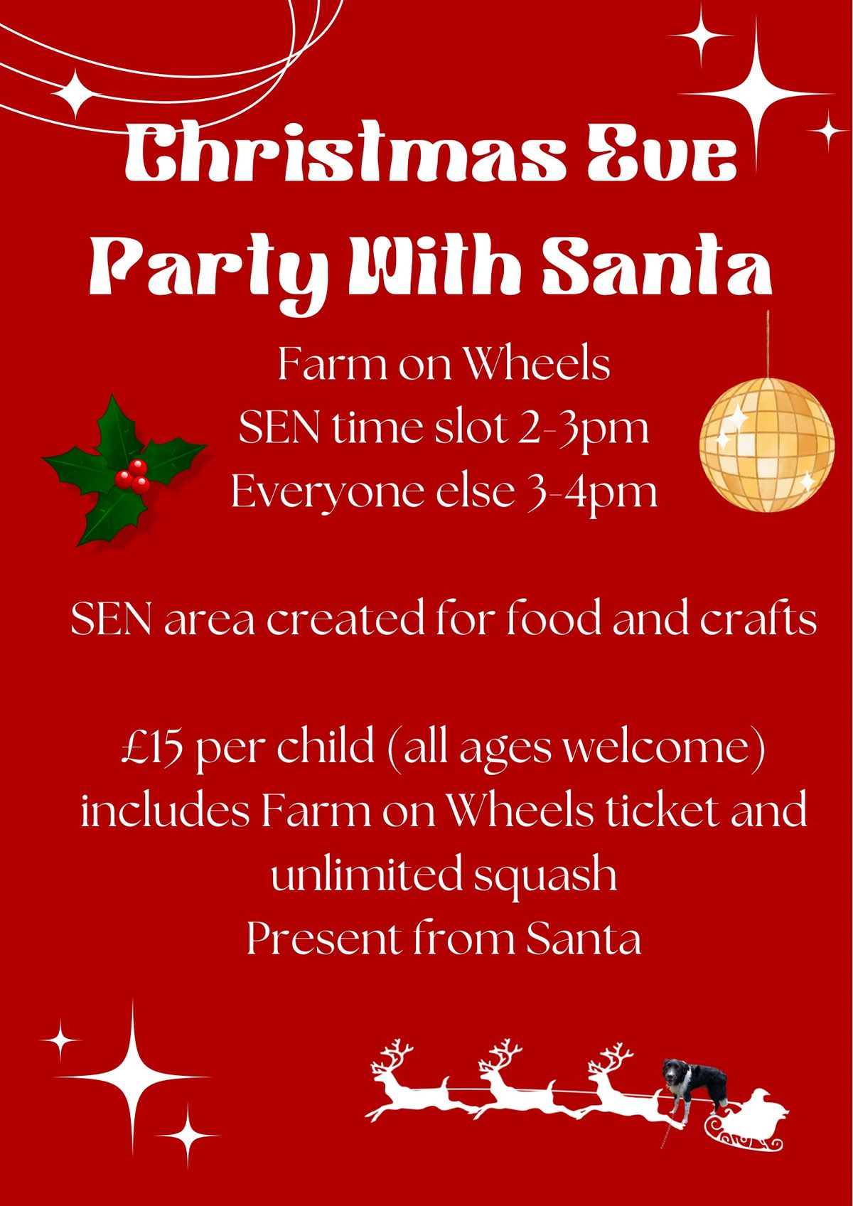 Party With Santa Farm On Wheels