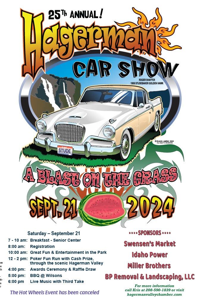 Hagerman Car Show "A Blast on the Grass"