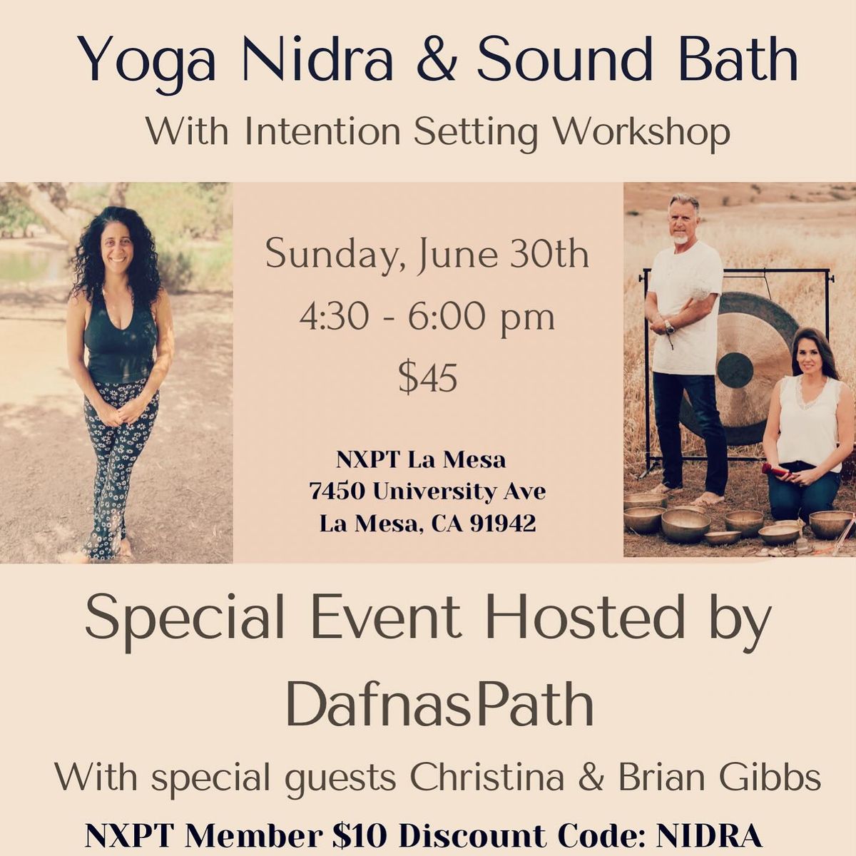 Yoga Nidra Sound Bath Event