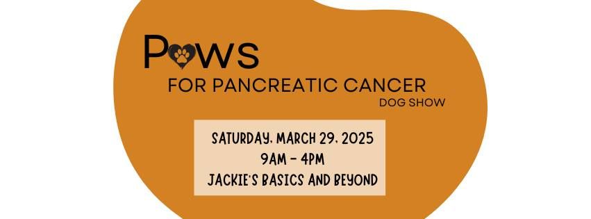 Paws for Pancreatic Cancer Dog Show