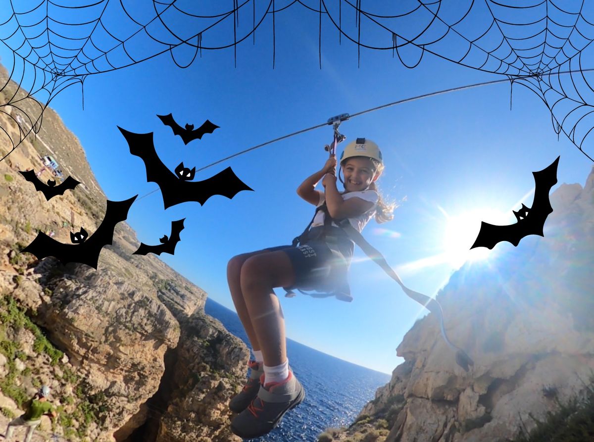 Halloween Zipline for Kids