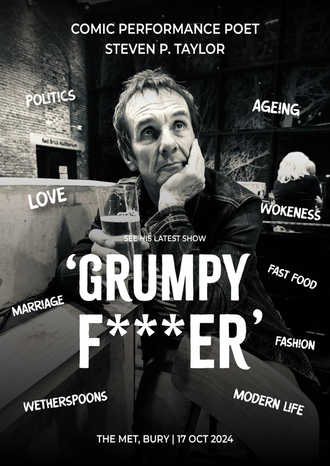 Steven P Taylor Poet - GRUMPY F***ER