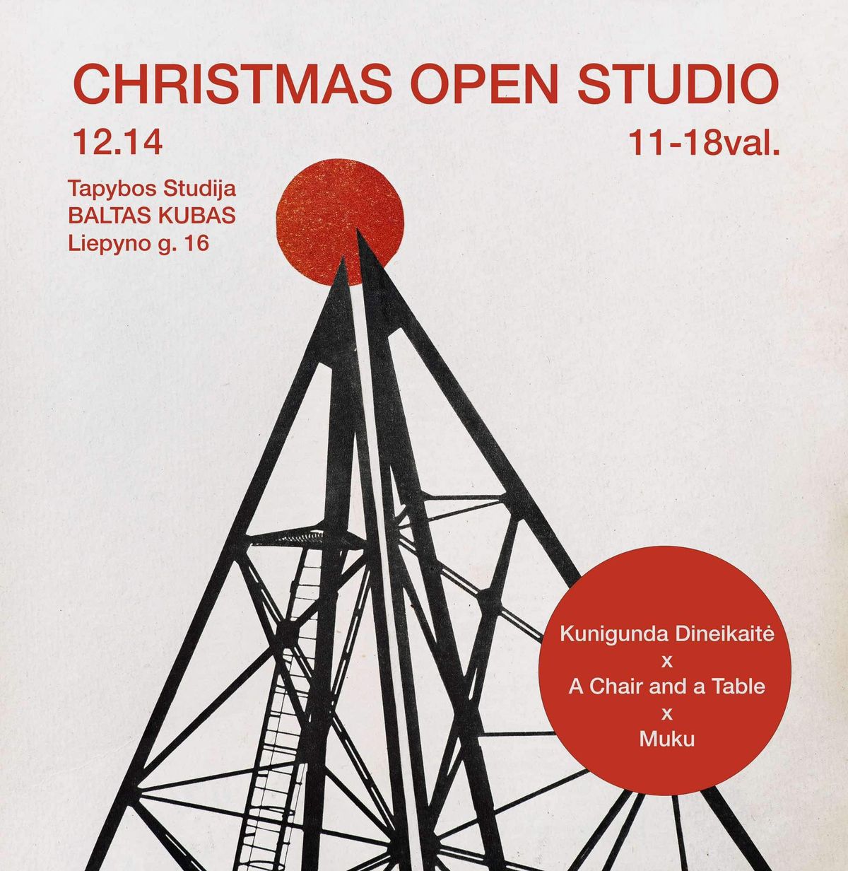 CHRISTMAS OPEN STUDIO