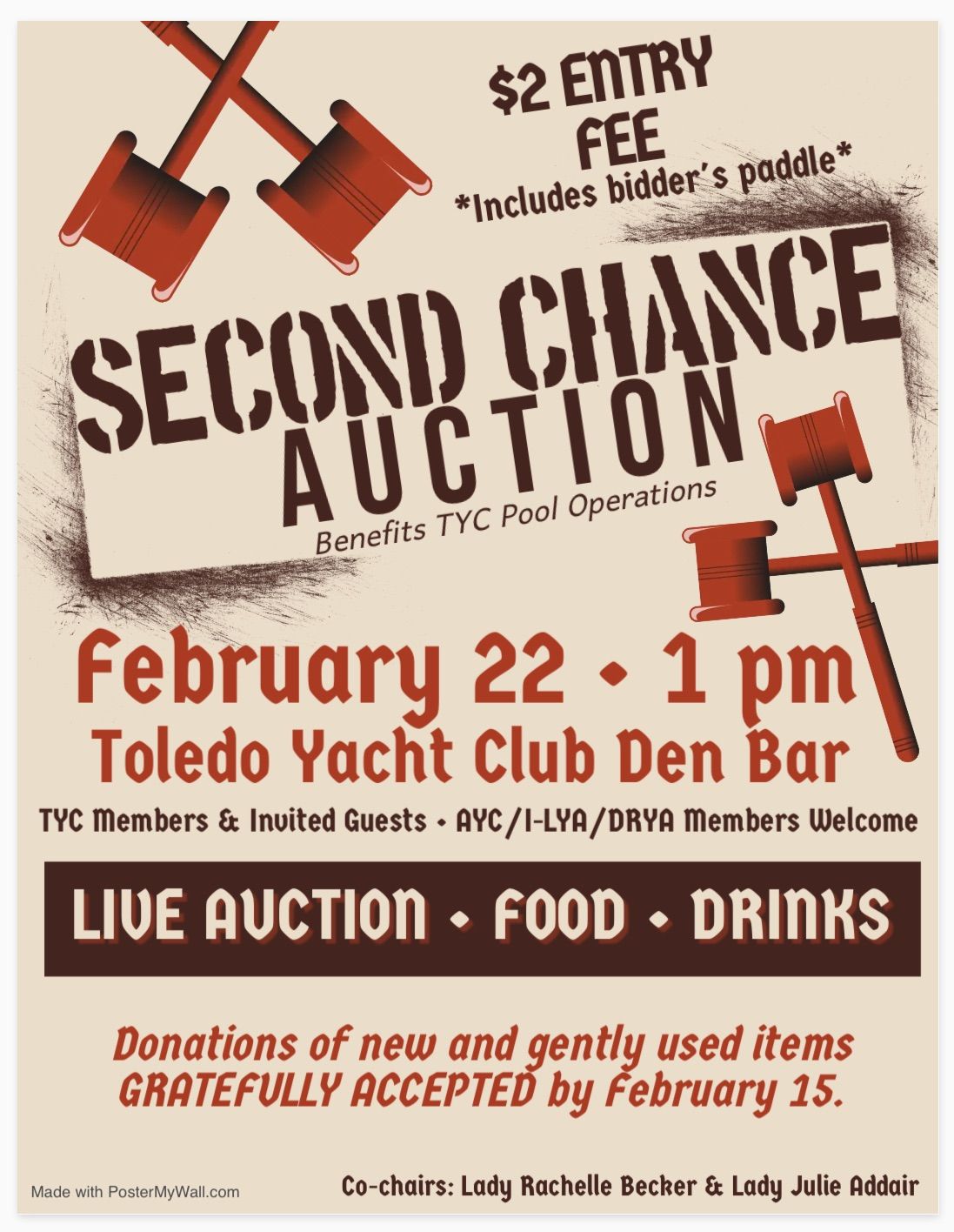 TYC Second Chance Auction & Lunch