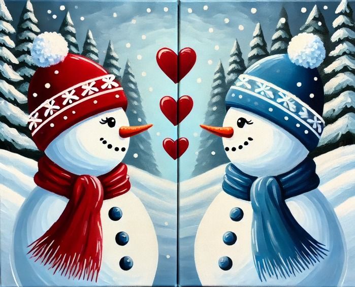 Snowy Sweethearts - Couples Paint Night