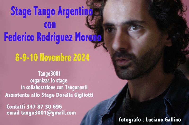 Stage Tango Argentino con Federico Rodriguez Moreno