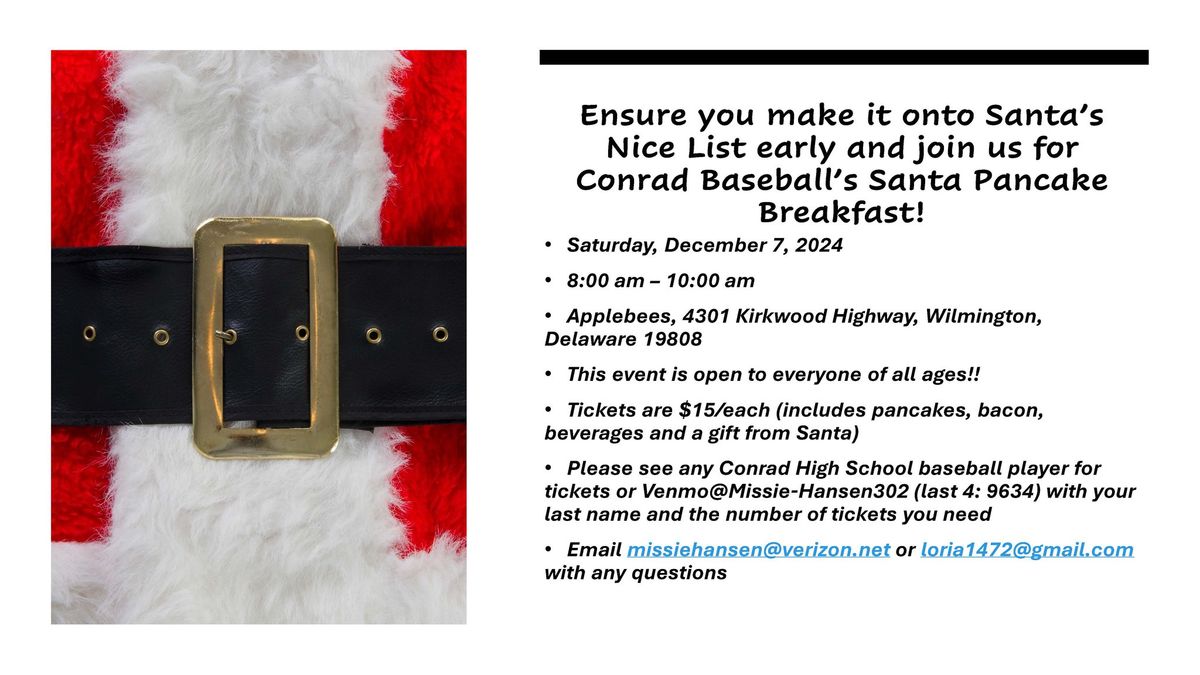 Santa Pancake Breakfast