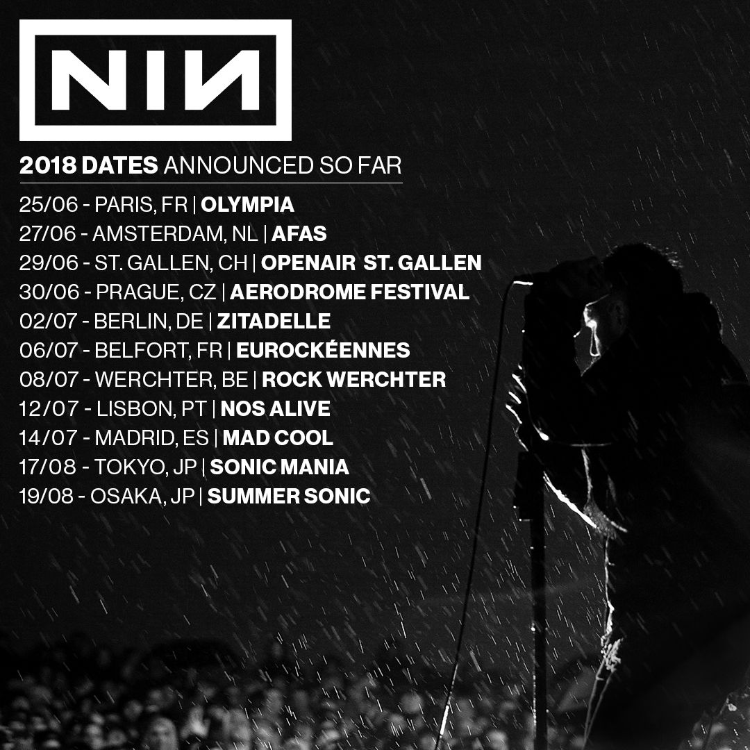 Nine Inch Nails Amsterdam Tickets