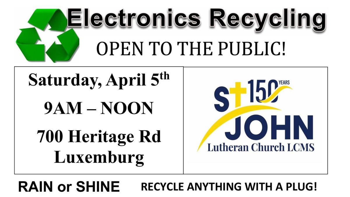 Electronics Recycling Event