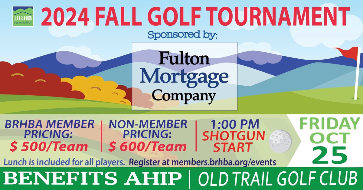 2024 BRHBA Fall Golf Tournament