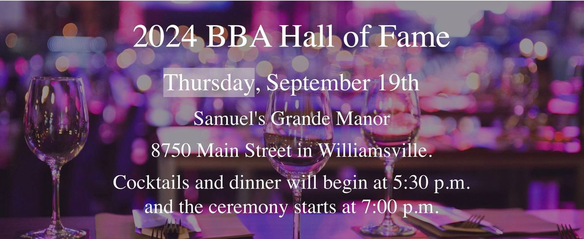 2024 Buffalo Broadcasters Hall of Fame 