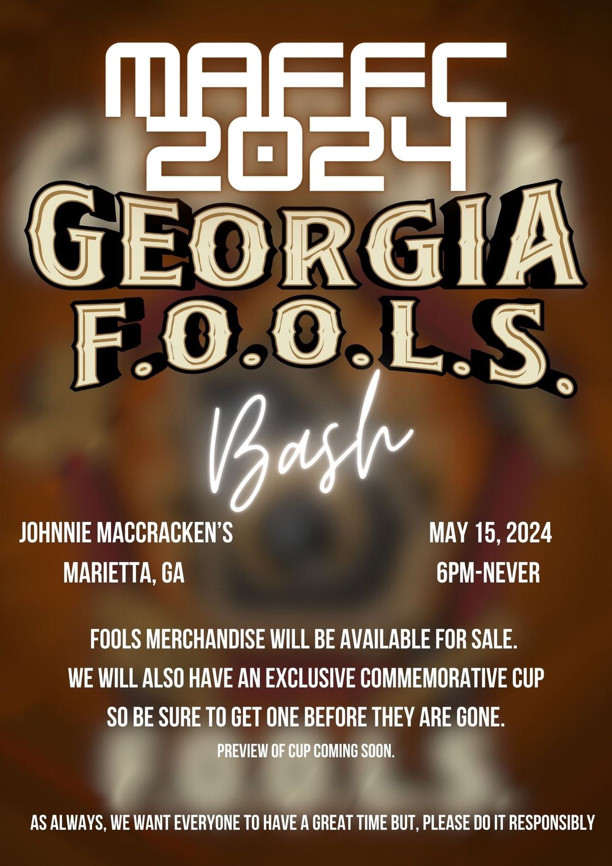 MAFFC 2024 GEORGIA F.O.O.L.S. BASH!