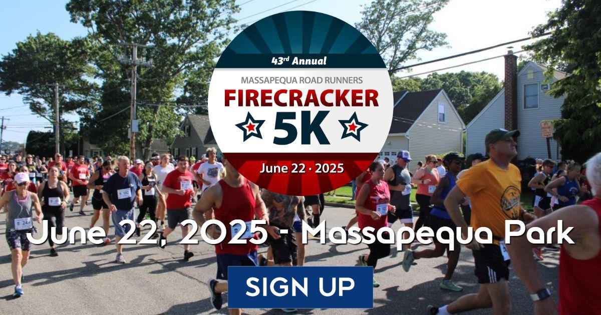 43rd Annual Massapequa Firecracker 5K Run\/Walk & 1\/4 Mile Kids Fun Run