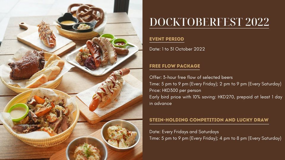 Docktoberfest 2022 at Dockyard | Kerry Hotel, Hong Kong
