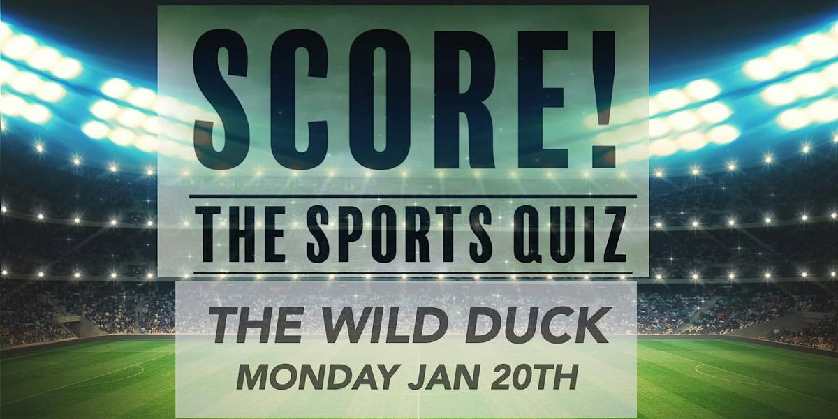 SCORE! The QHI Sport Quiz