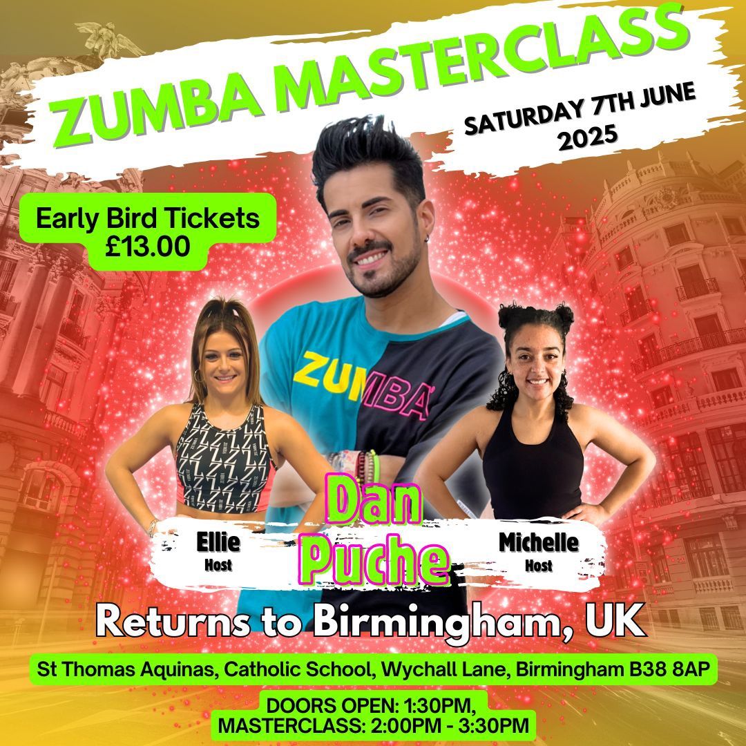 Zumba Masterclass with Dan Puche - Birmingham, UK \ud83c\uddec\ud83c\udde7 