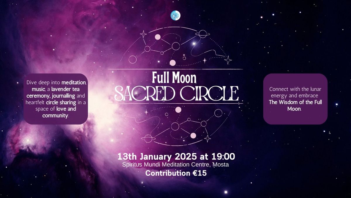 Full Moon Sacred Circle \ud83d\udc9c