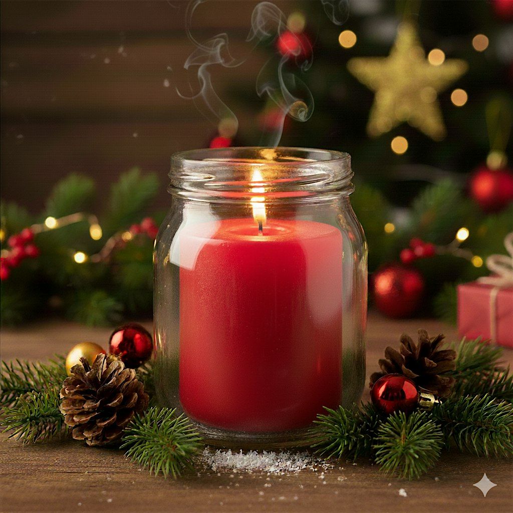 Christmas Candle Making Class with Mince Pies!