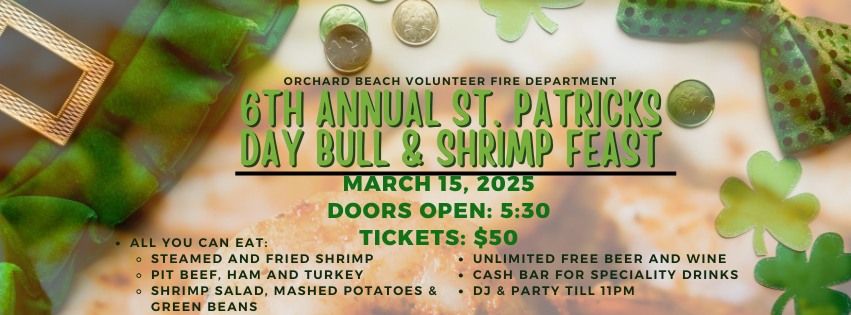 6th Annual St. Patrick's Day Bull and Shrimp Feast