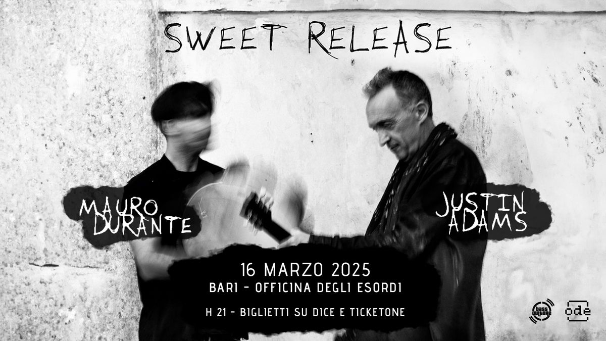 Mauro Durante & Justin Adams live a Bari