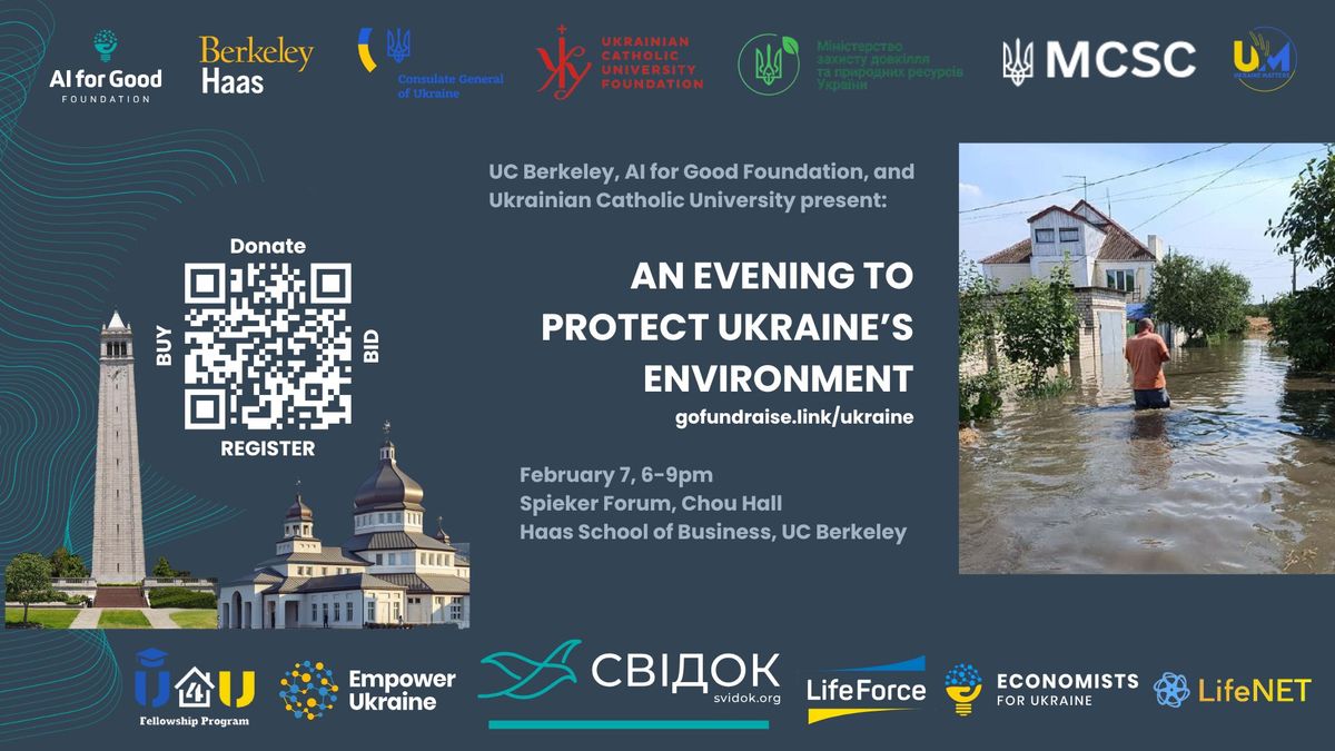 Evening Banquet at UC Berkeley to Protect Ukraine's Environment