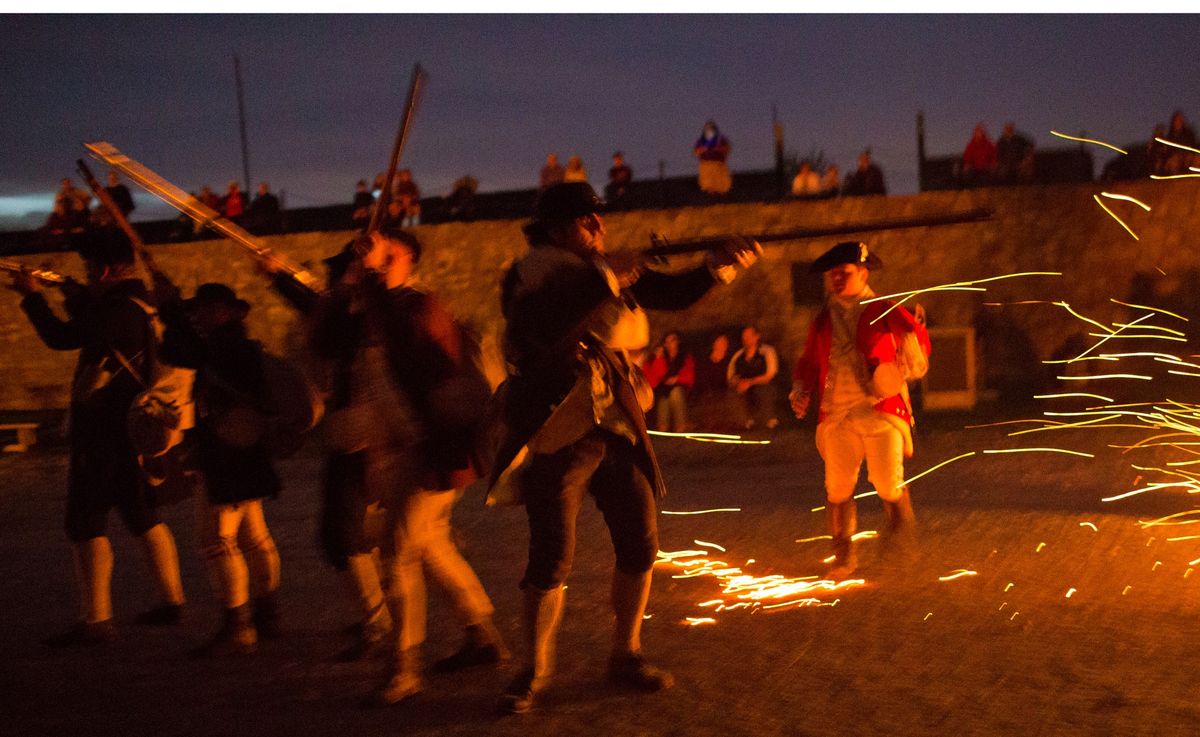 REAL TIME REVOLUTION\u2122 Evening Capture of Fort Ticonderoga