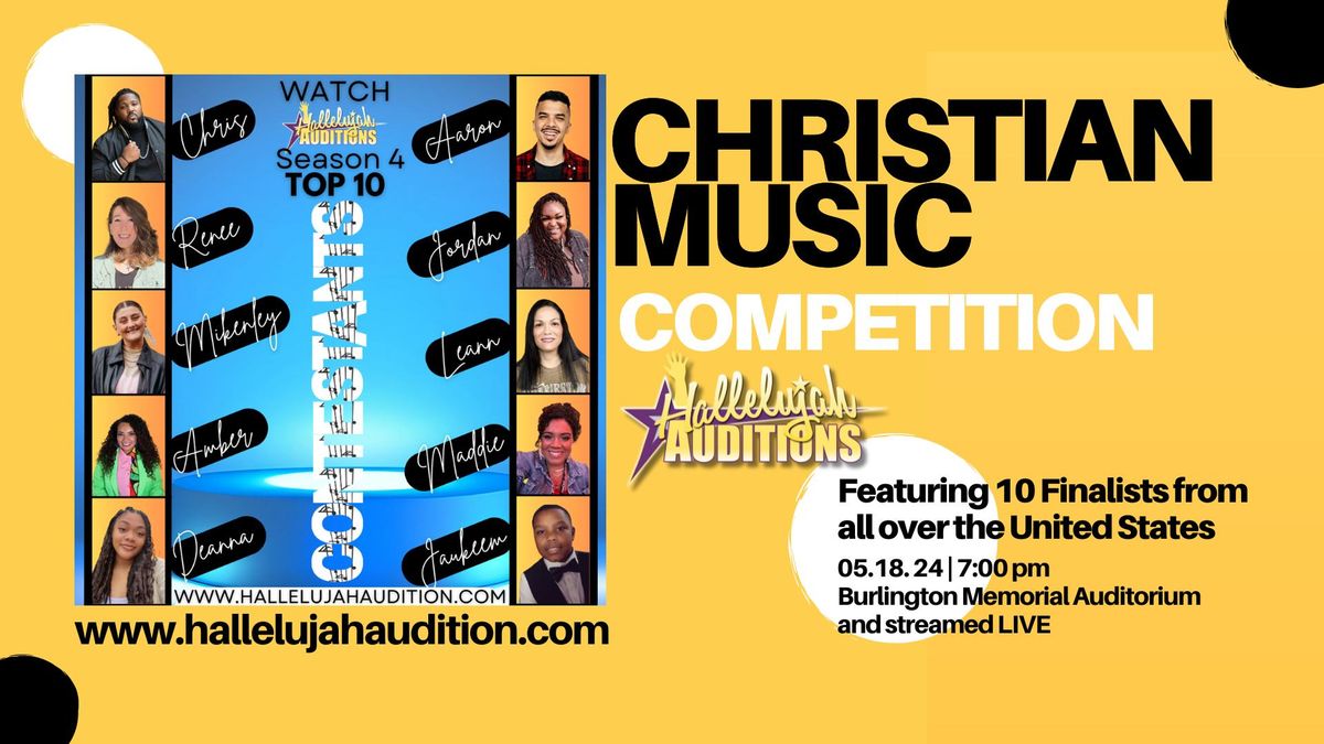 Hallelujah Auditions Season 4 FINALE Event!