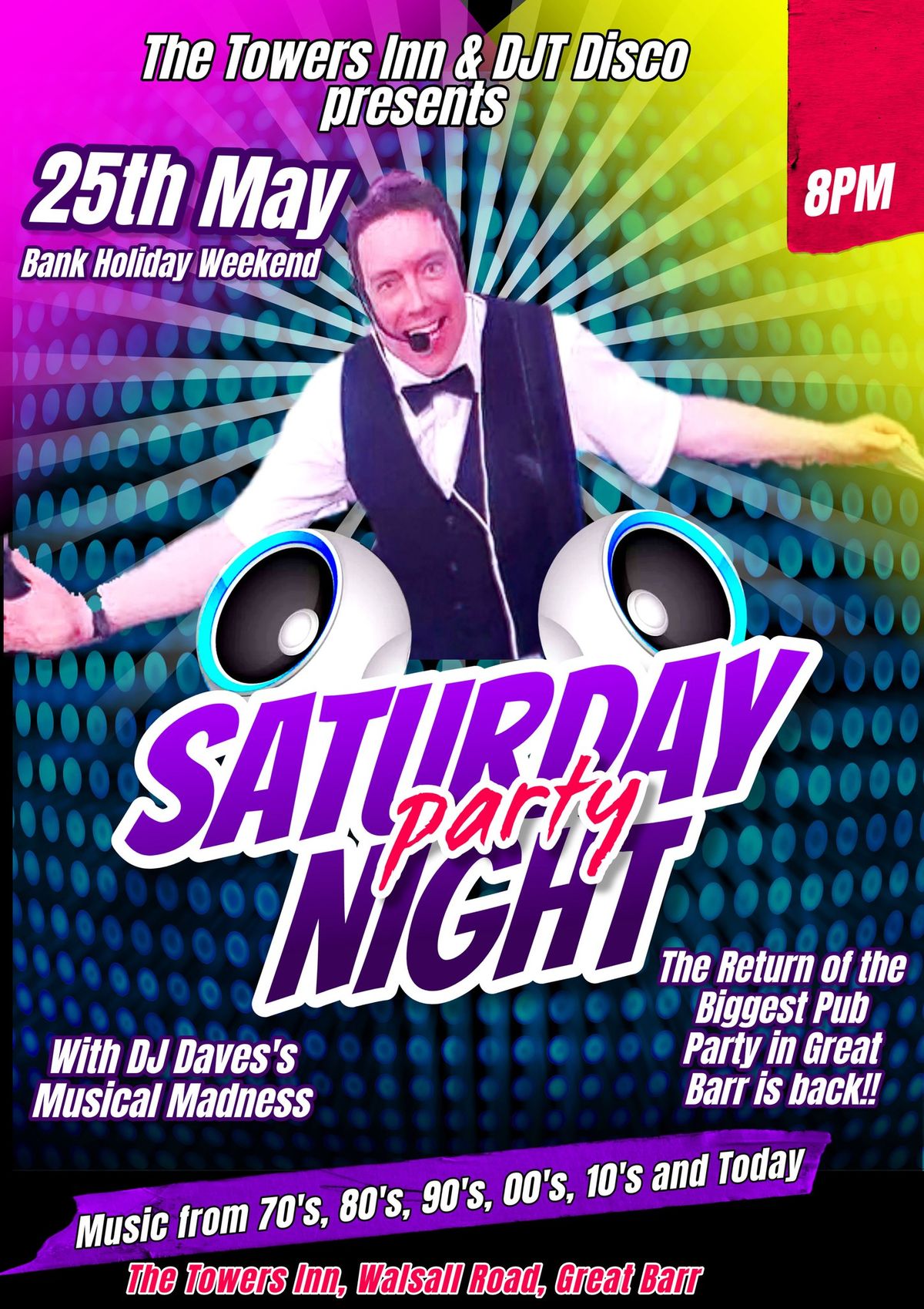 Tower's Saturday Night Party Disco with DJ Dave