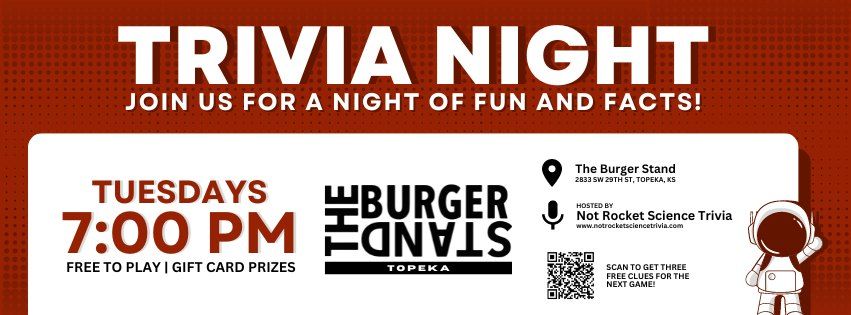 Trivia Night at The Burger Stand in Topeka