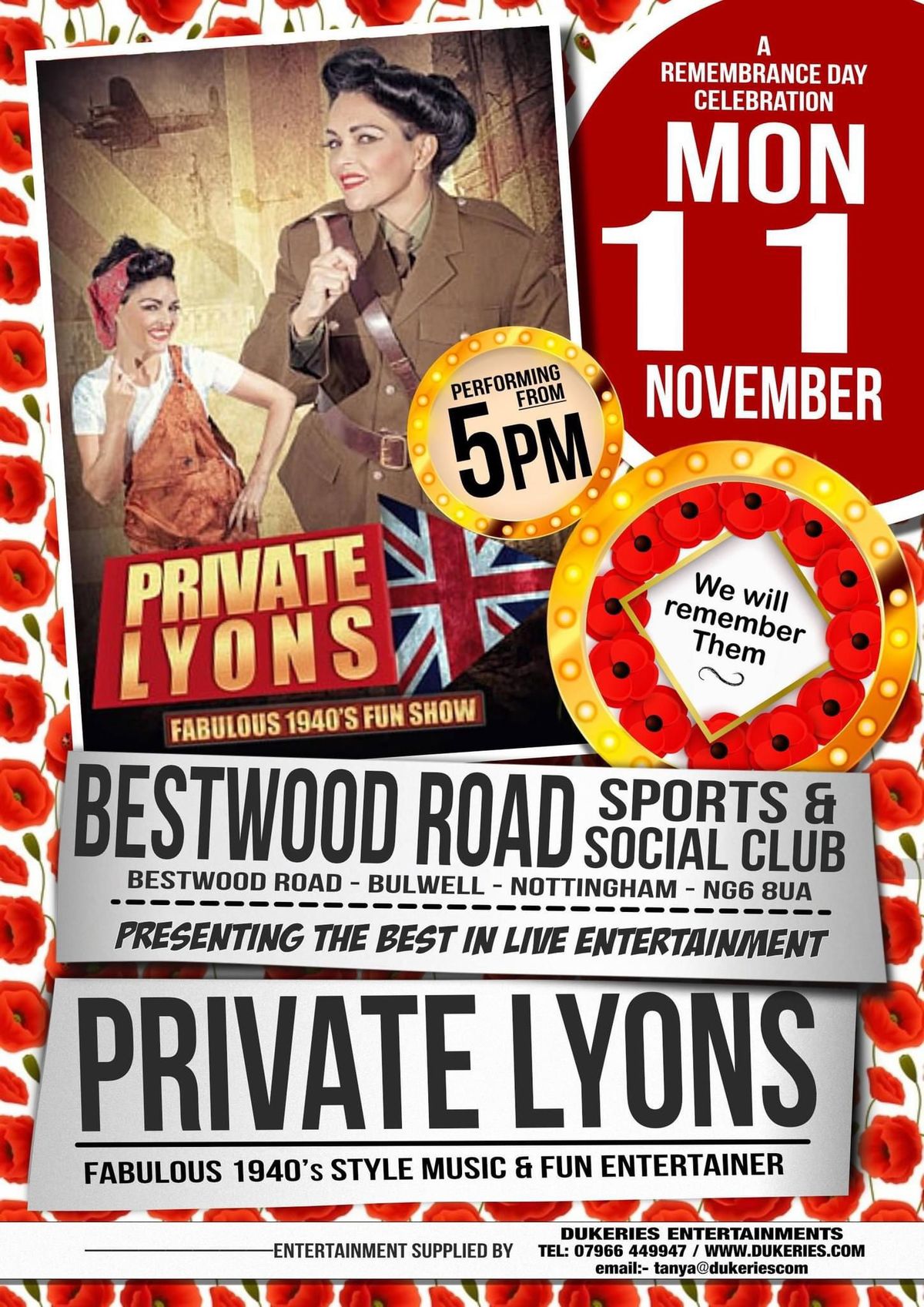 Private Lyon\u2019s Fabulous 1940s Fun Show