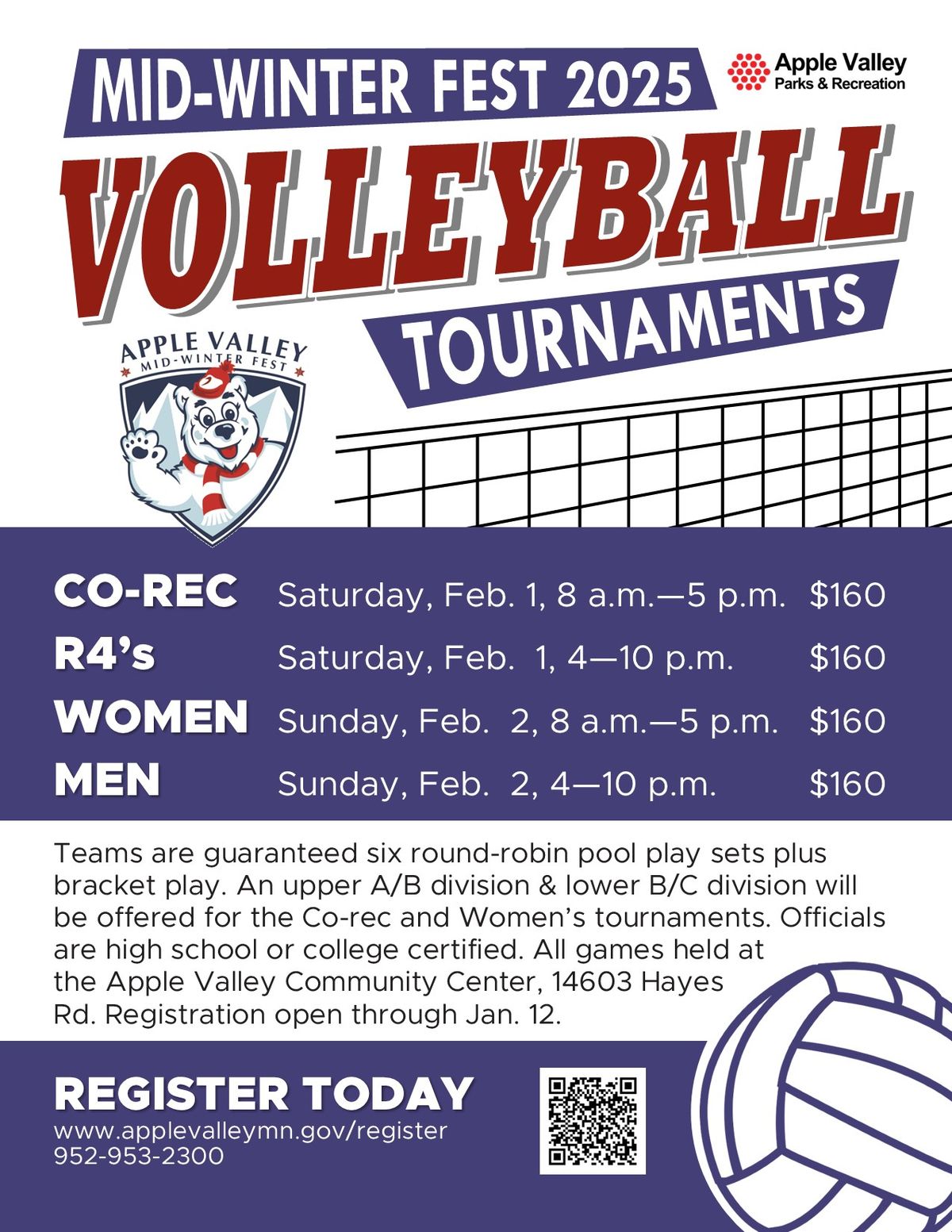 Mid-Winter Fest Volleyball Tournament 2025