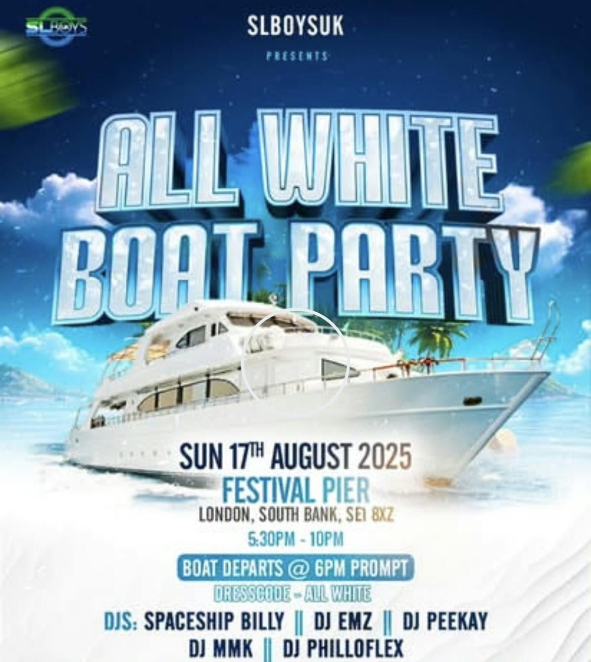 ALL WHITE BOAT PARTY