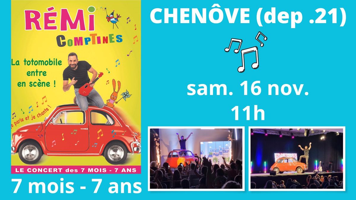 CHENOVE : REMI La Totomobile entre en sc\u00e8ne - spectacle musical jeune public