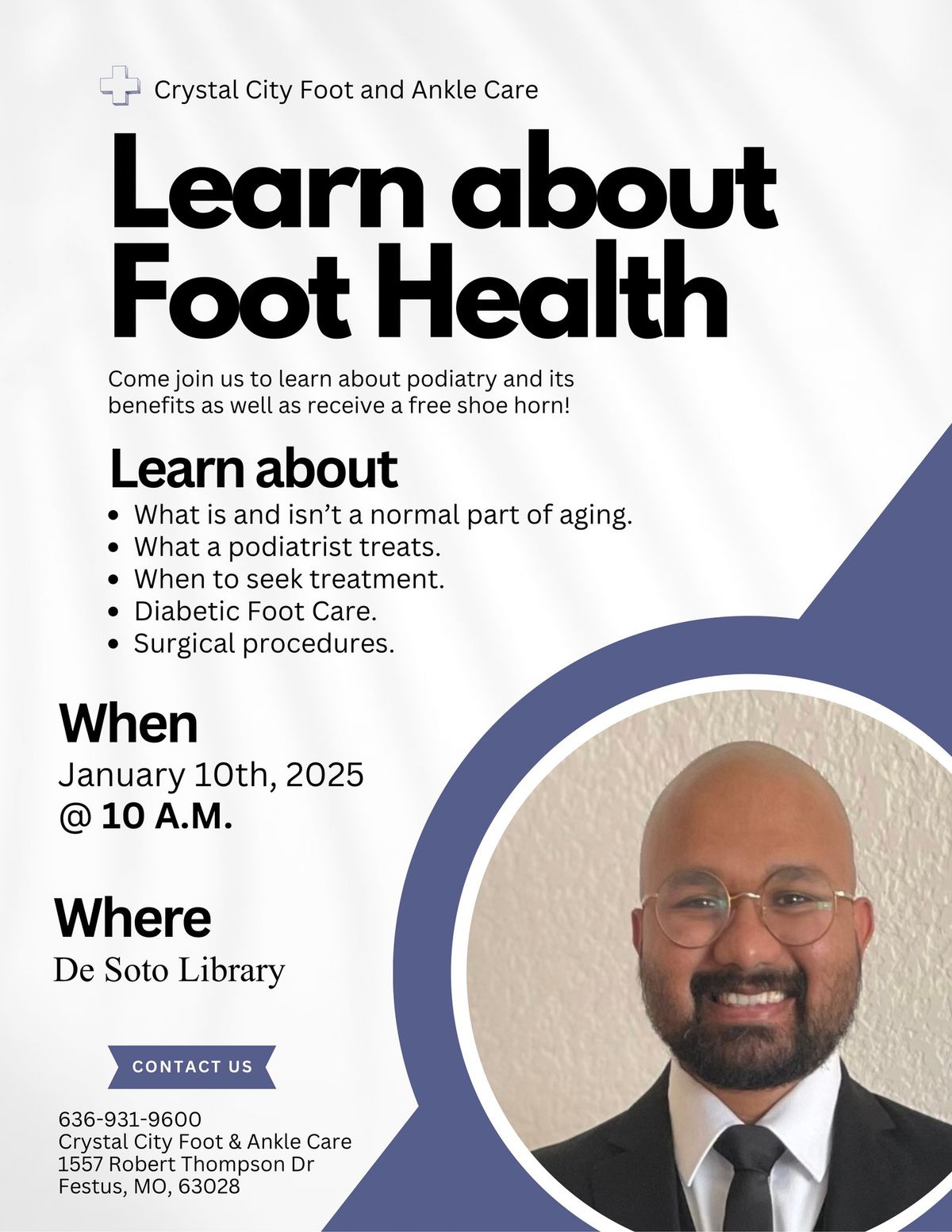 Informational Podiatry Seminar and Q&A