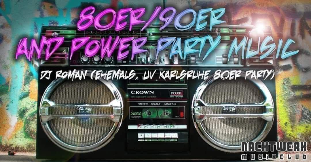 80er\/90er Party & Power Party Musik by DJ Roman - Mainfloor 