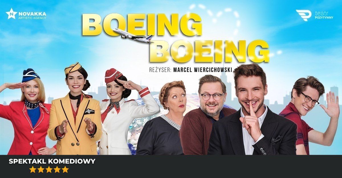 Kielce: Boeing Boeing - odlotowa komedia z udzia\u0142em gwiazd