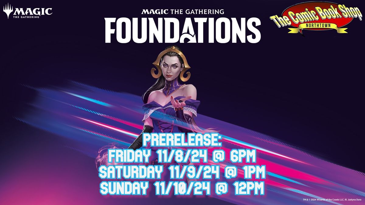 MTG Foundations Prerelease Friday