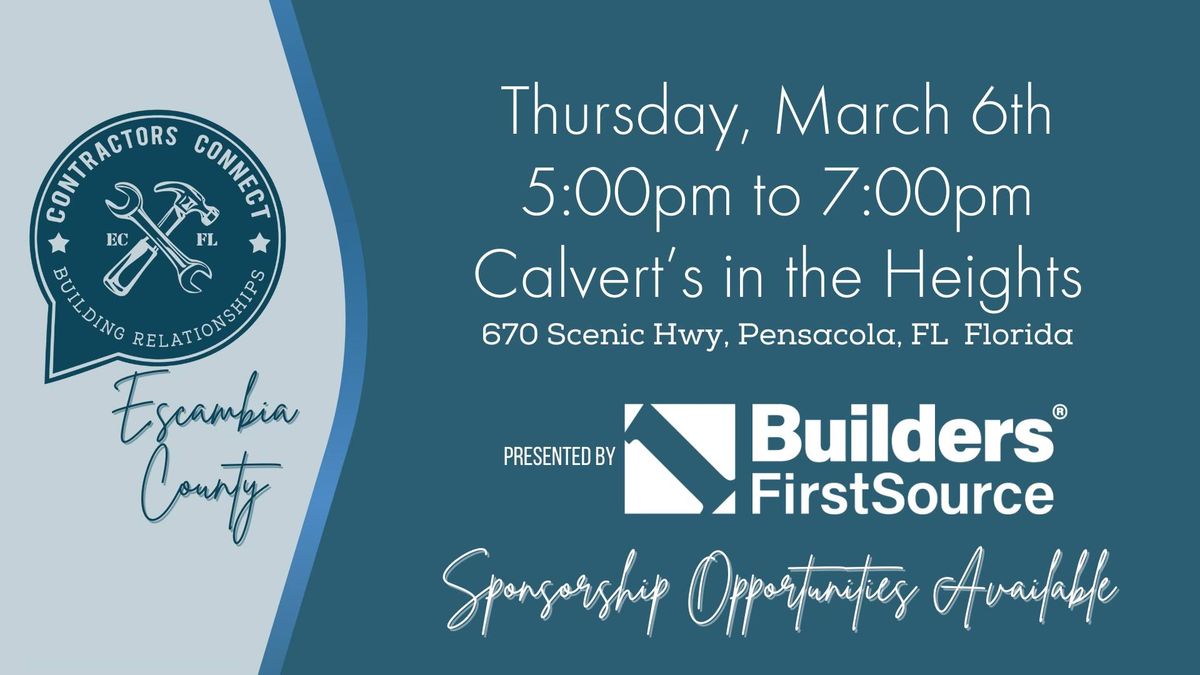 Contractors Connect - Escambia County March Meet Up