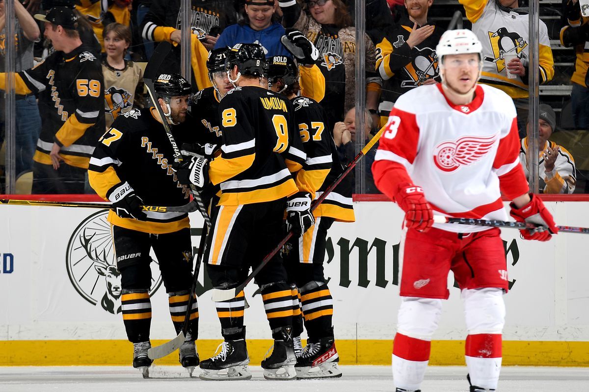 Detroit Red Wings at Pittsburgh Penguins