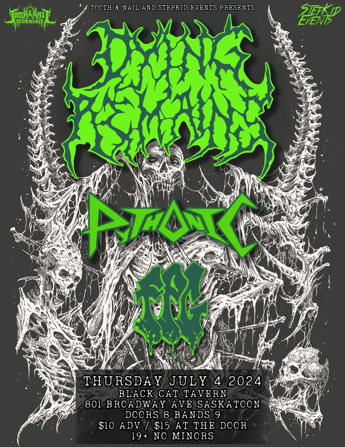Dying Remains w\/ Pythonic & FPG Live at Black Cat Tavern!