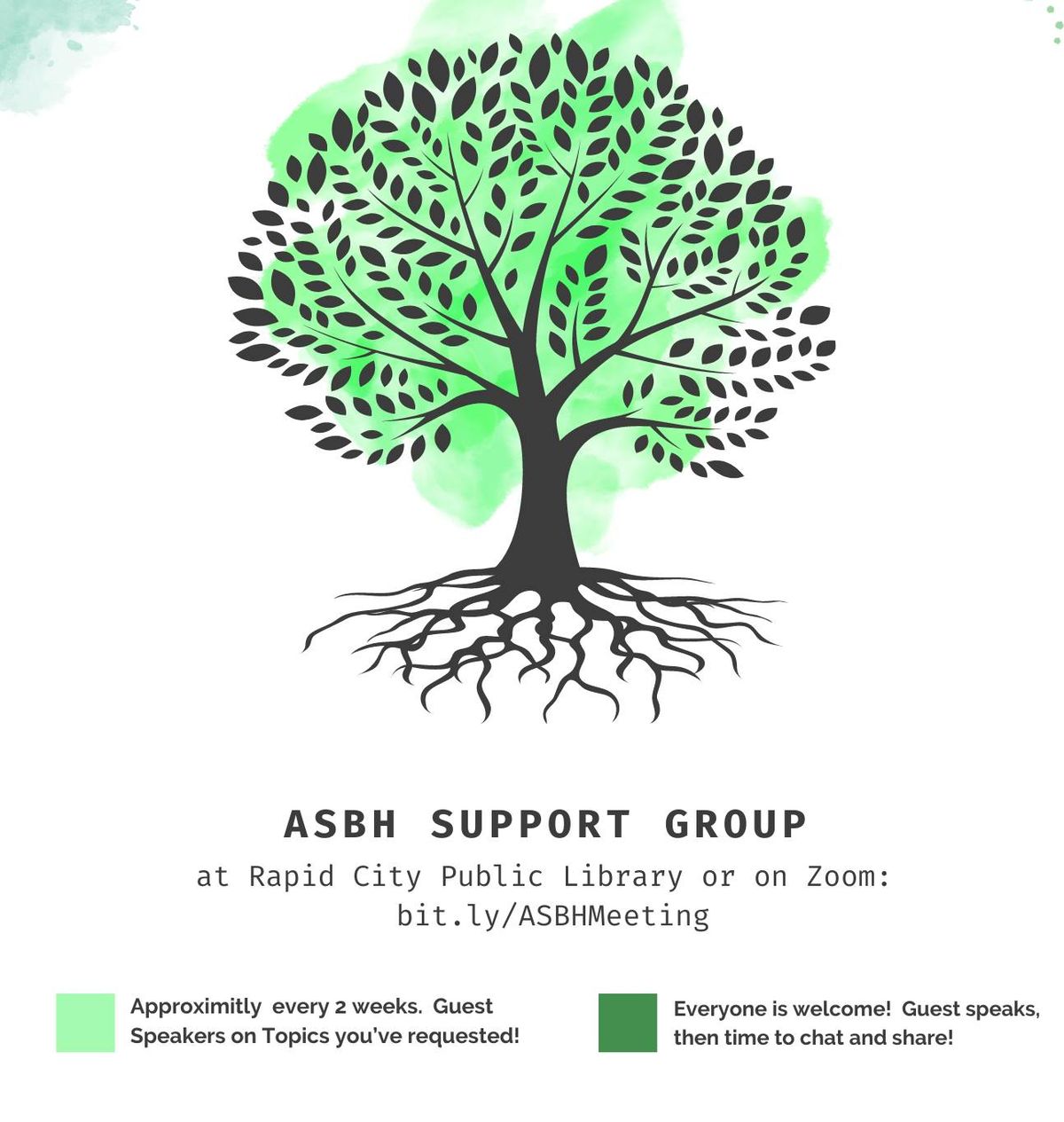 ASBH Support Group - July 7 - Topic TBA