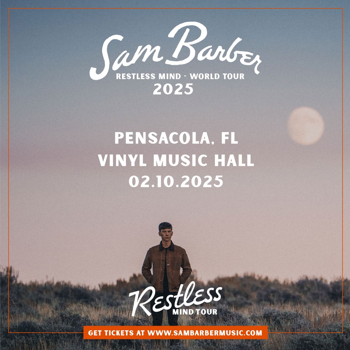 Sam Barber - Restless Mind Tour at Vinyl Music Hall