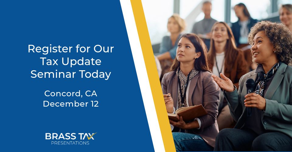 Tax Update Seminar - Concord