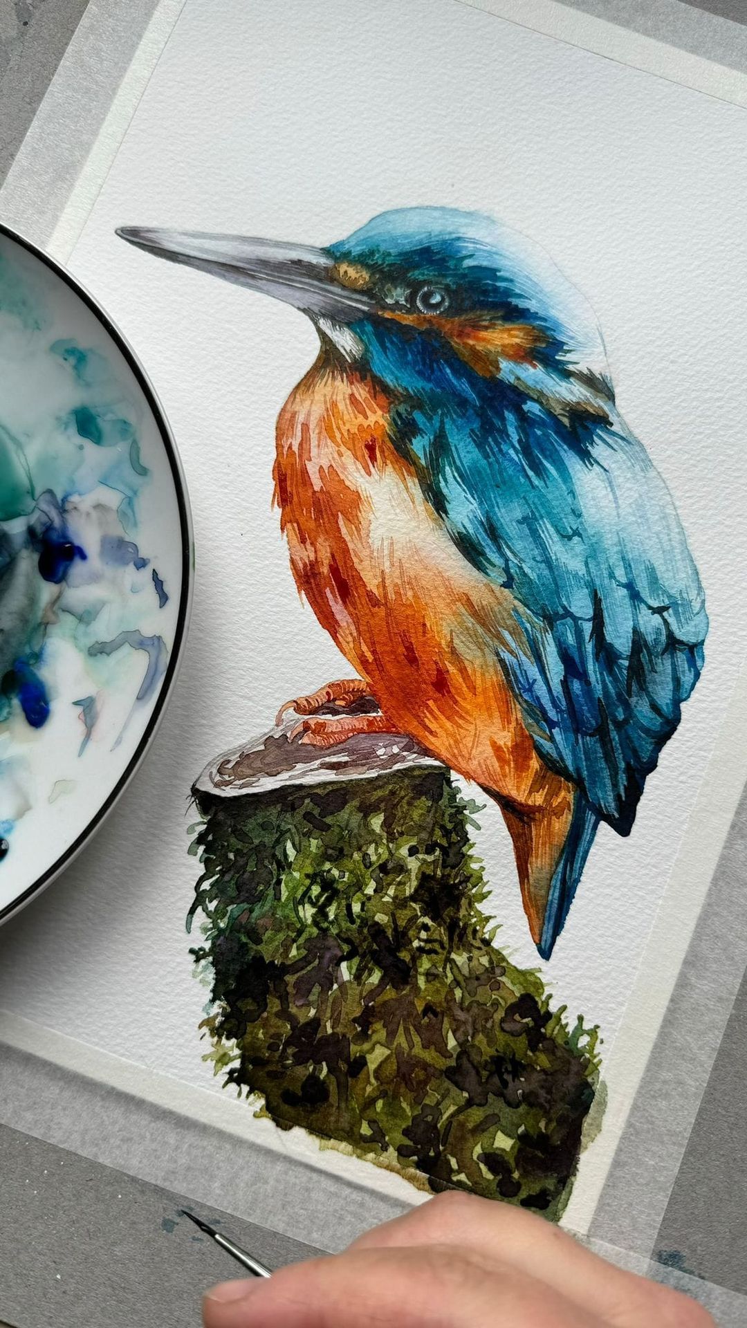 Kingfisher Watercolour Workshop with Rita Gould