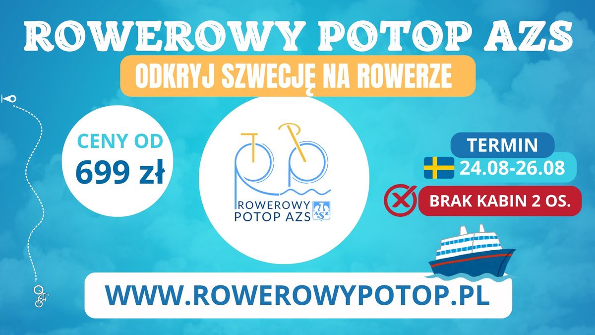 Rowerowy Potop AZS 2025 \u2013 Wyjazd 5 (24-26 sierpnia 2025)