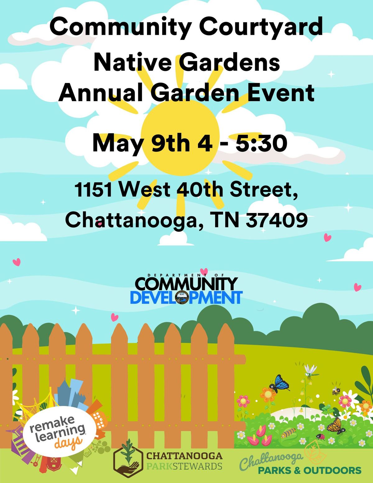 Community Courtyard Native Gardens Annual Garden Event