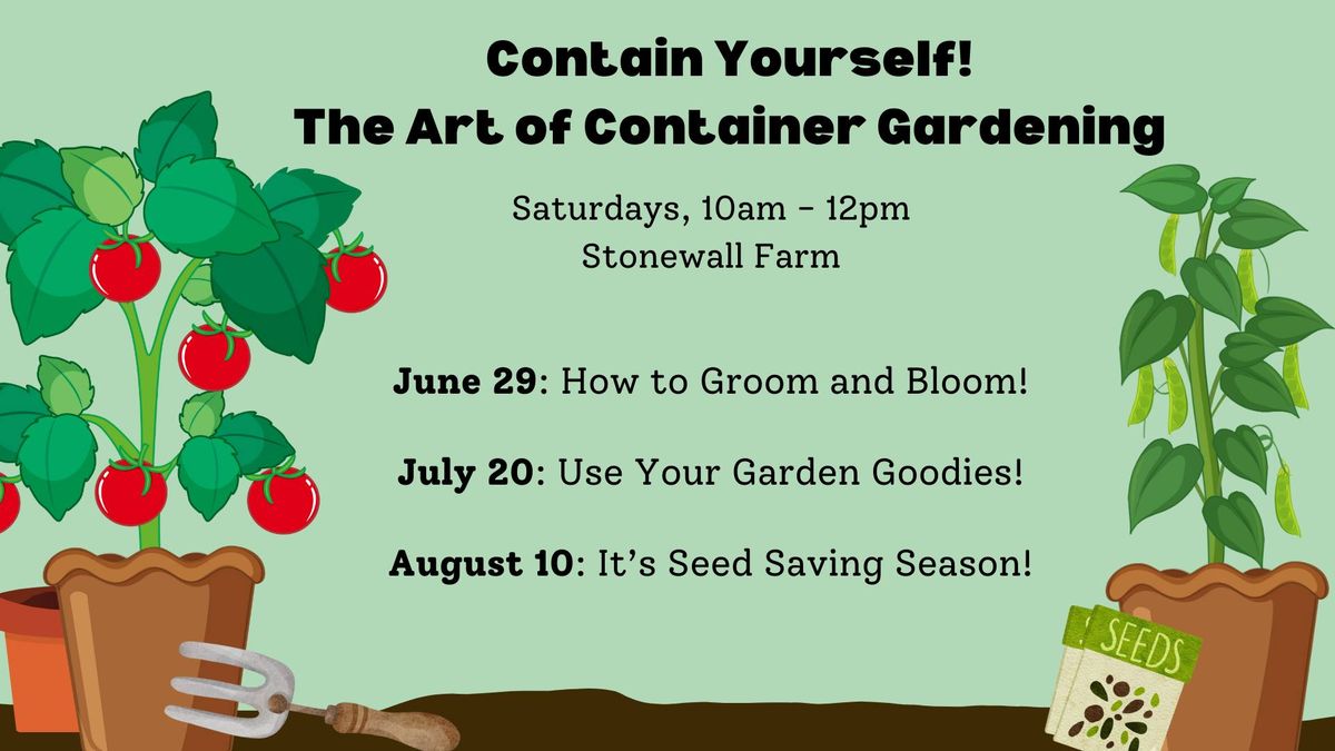Use your Garden Goodies