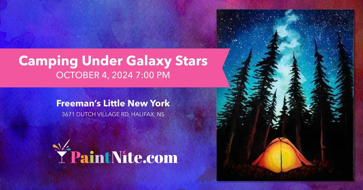 Paint Nite | Camping Under Galaxy Stars